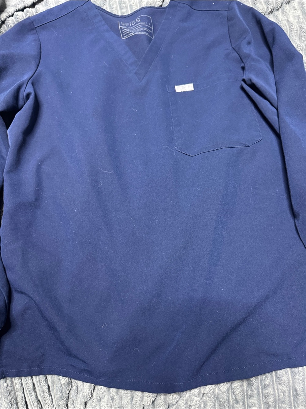 Figs women’s Navy Blue scrub top